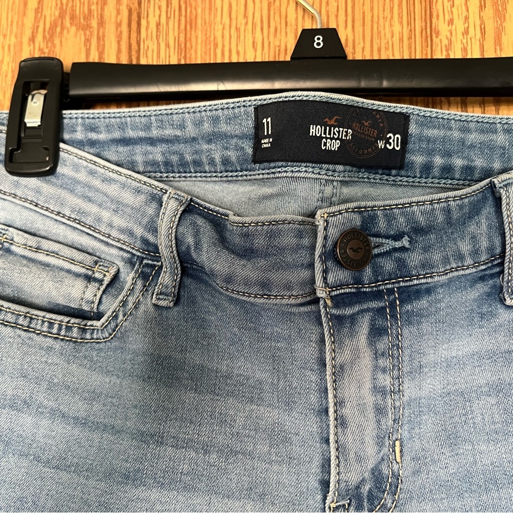 Hollister crop jeans, size 30 waist